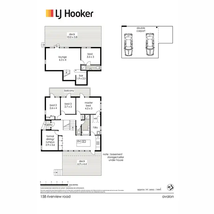 Floorplan of Homely house listing, 158 Riverview Road, Avalon Beach NSW 2107