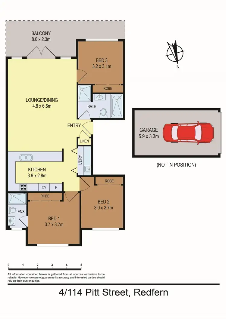 Floorplan of Homely apartment listing, 4/114-124 Pitt Street, Redfern NSW 2016