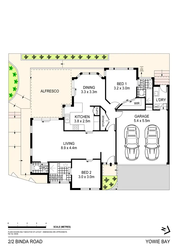 Floorplan of Homely villa listing, 2/2 Binda Road, Yowie Bay NSW 2228