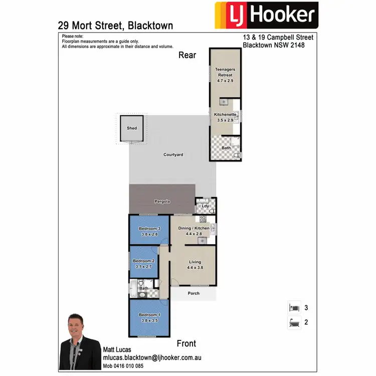 Floorplan of Homely house listing, 29 Mort Street, Blacktown NSW 2148