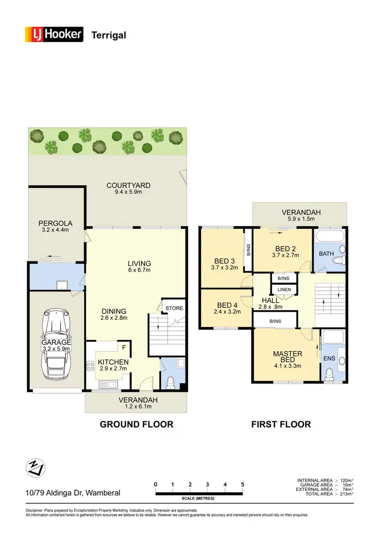 Floorplan of Homely townhouse listing, 10/79 Aldinga Drive, Wamberal NSW 2260