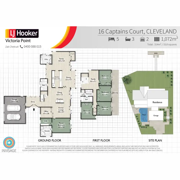 Floorplan of Homely house listing, 16 Captains Court, Raby Bay QLD 4163