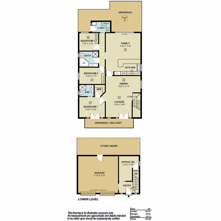 Floorplan of Homely house listing, 7 Dowton Place, Greenwith SA 5125
