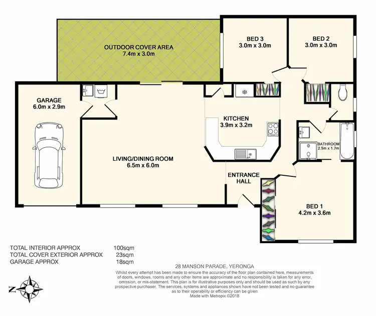 Floorplan of Homely house listing, 28 Manson Parade, Yeronga QLD 4104