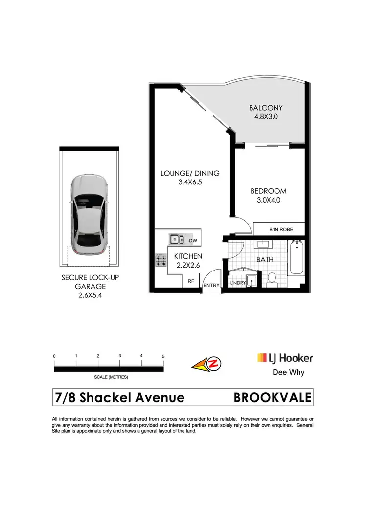 Floorplan of Homely unit listing, 7/8-10 Shackel Avenue, Brookvale NSW 2100
