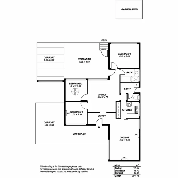 Floorplan of Homely house listing, 17 Pankala Road, Para Hills SA 5096
