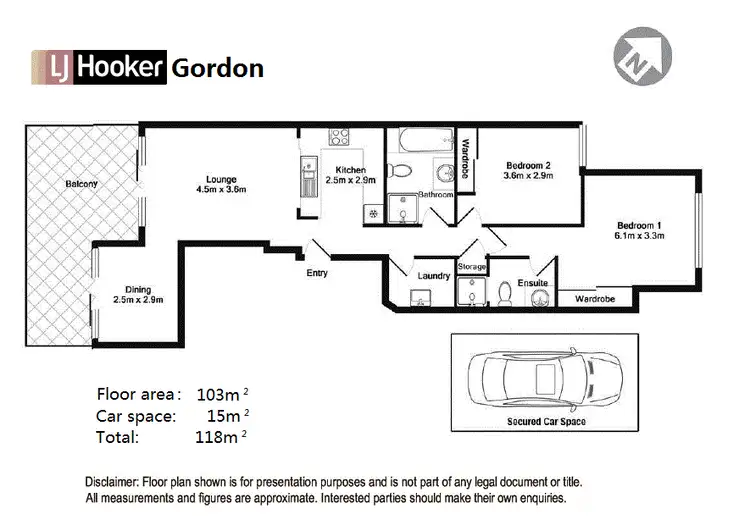 Floorplan of Homely unit listing, 4/11 Everton Street, Pymble NSW 2073