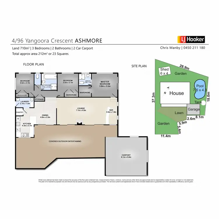 Floorplan of Homely house listing, 4/96 Yangoora Crescent, Ashmore QLD 4214