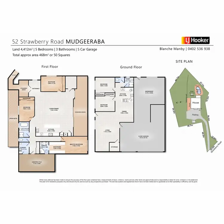 Floorplan of Homely house listing, 52 Strawberry Road, Mudgeeraba QLD 4213