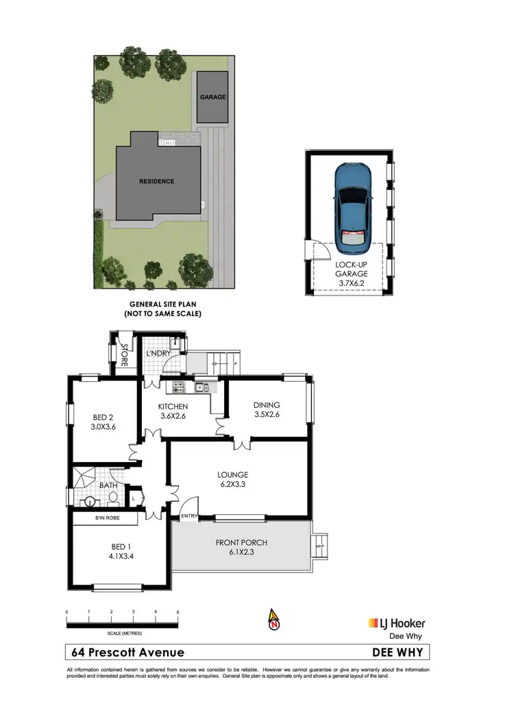 Floorplan of Homely house listing, 64 Prescott Avenue, Dee Why NSW 2099