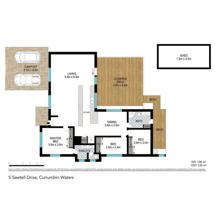 Floorplan of Homely house listing, 5 Sawtell Drive, Currumbin Waters QLD 4223