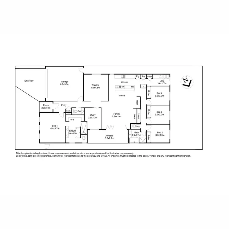 Floorplan of Homely house listing, 14 Seacoast Street, Point Cook VIC 3030