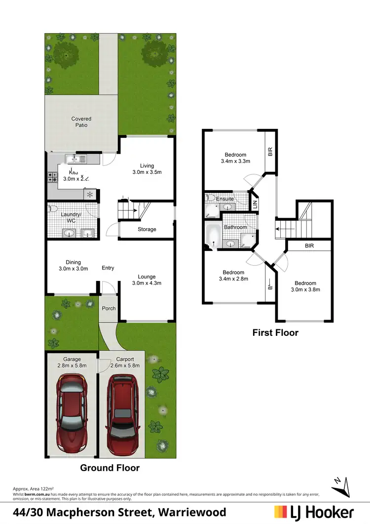 Floorplan of Homely townhouse listing, 44/30 Macpherson Street, Warriewood NSW 2102