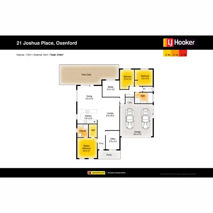 Floorplan of Homely house listing, 21 Joshua Place, Oxenford QLD 4210