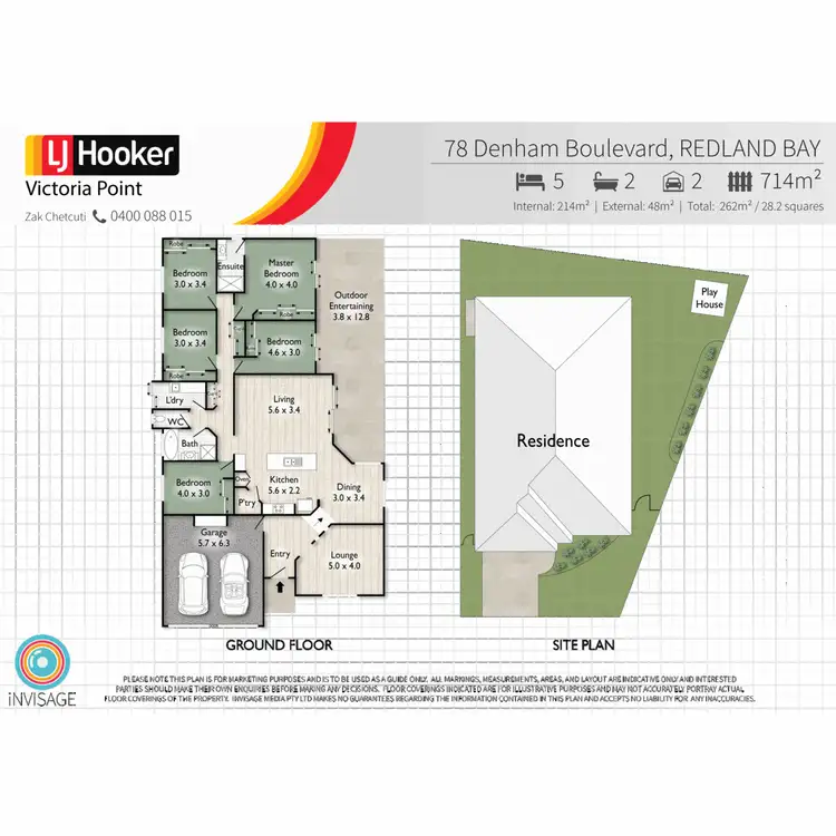 Floorplan of Homely house listing, 78 Denham Boulevard, Redland Bay QLD 4165