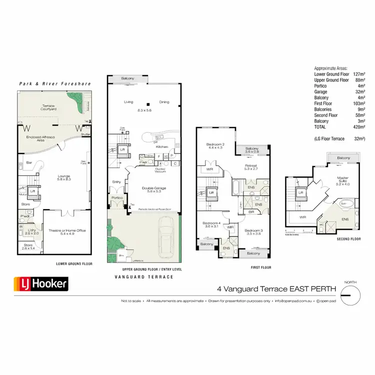 Floorplan of Homely house listing, 4 Vanguard Terrace, East Perth WA 6004