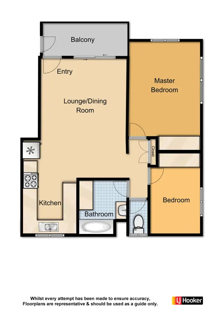 Floorplan of Homely unit listing, 4/55 Hall Street, Northgate QLD 4013