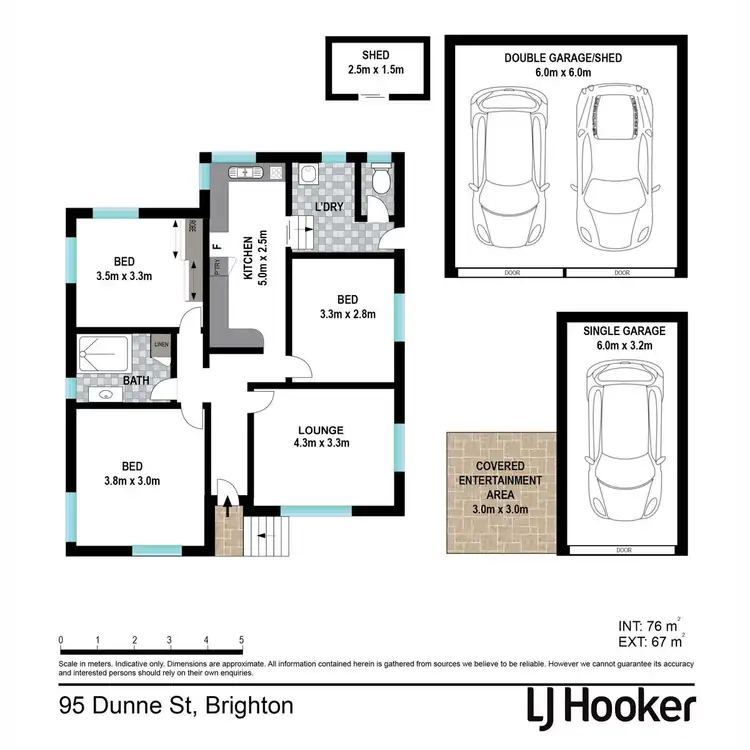 Floorplan of Homely house listing, 95 Dunne Street, Brighton QLD 4017
