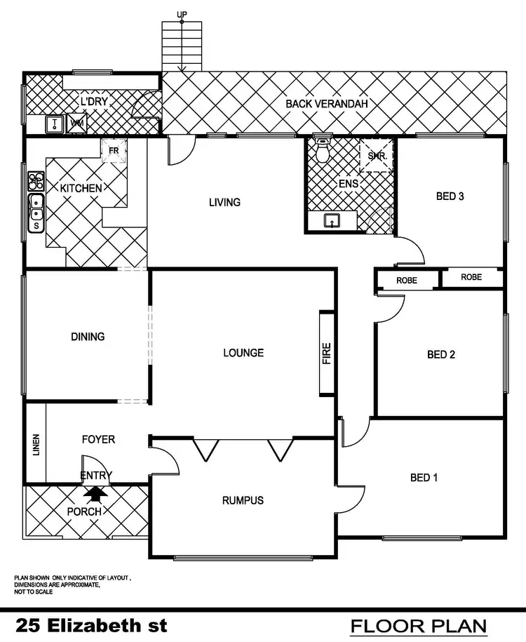 Floorplan of Homely house listing, 25 Elizabeth Street, Young NSW 2594