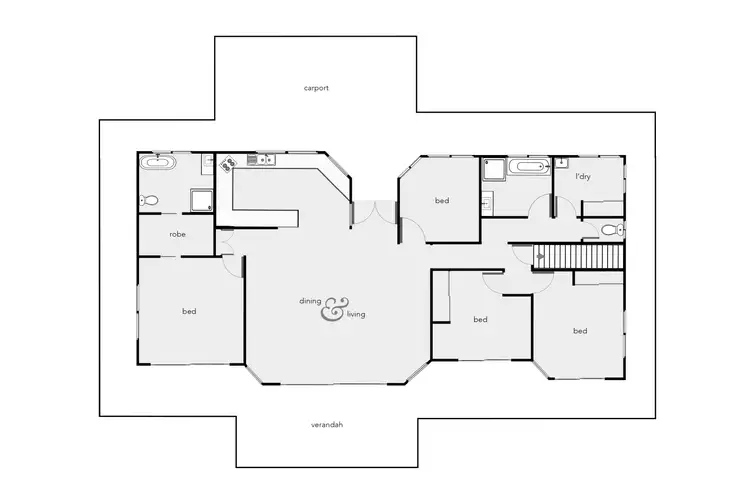Floorplan of Homely house listing, 39 Tari Place, Trinity Beach QLD 4879