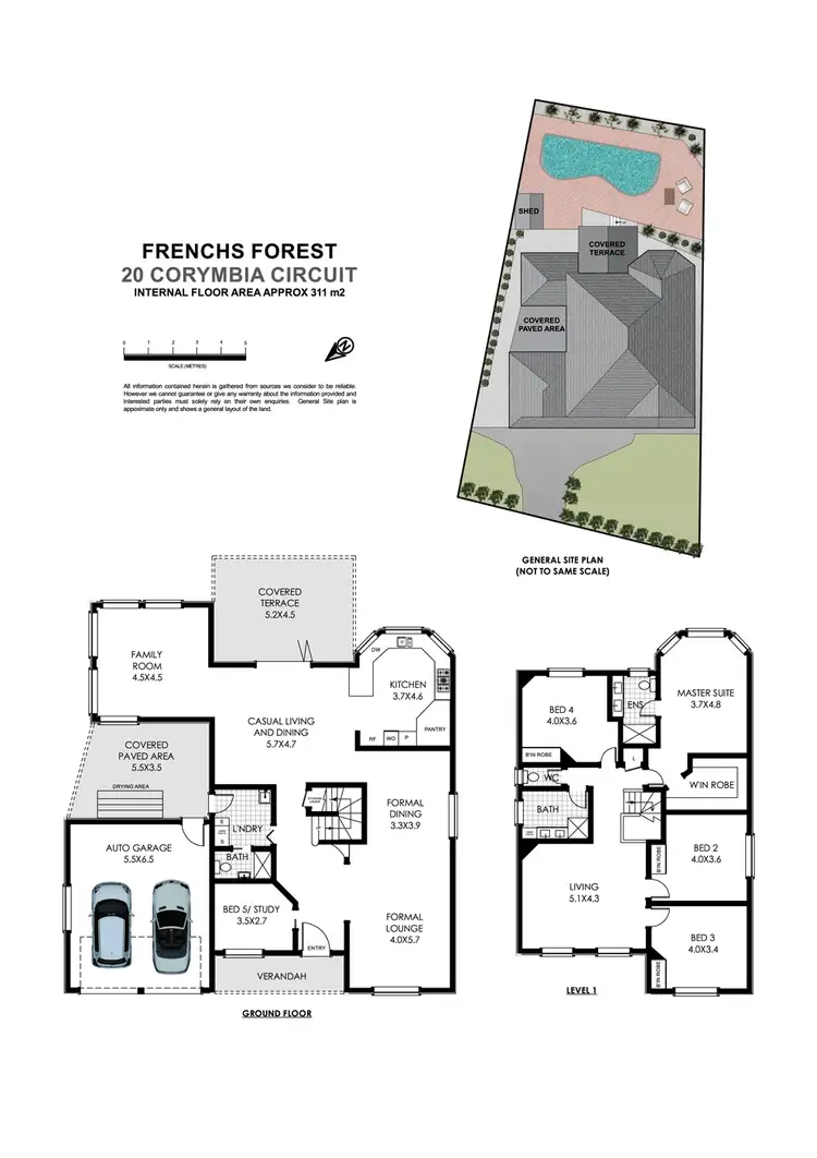 Floorplan of Homely house listing, 20 Corymbia Circuit, Frenchs Forest NSW 2086
