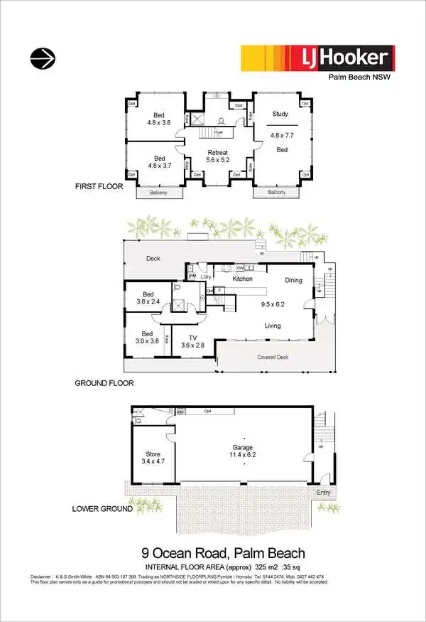 Floorplan of Homely house listing, 9 Ocean Road, Palm Beach NSW 2108