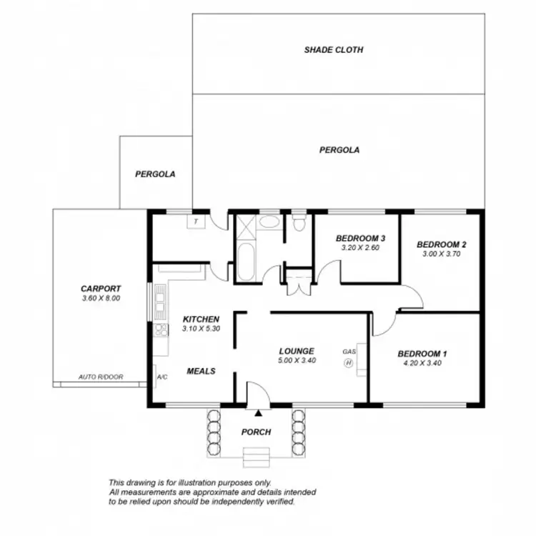Floorplan of Homely house listing, 6 Valda Road, Para Hills SA 5096