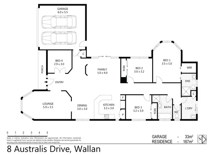 Floorplan of Homely house listing, 8 Australis Drive, Wallan VIC 3756