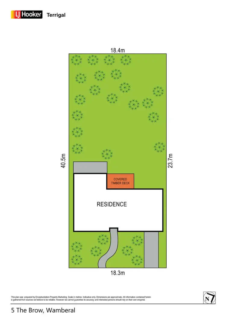 Floorplan of Homely house listing, 5 The Brow, Wamberal NSW 2260