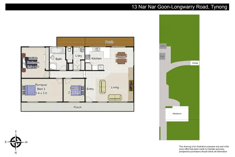 Floorplan of Homely house listing, 13 Nar Nar Goon - Longwarry Road, Tynong VIC 3813