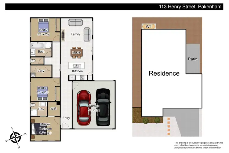 Floorplan of Homely house listing, 113 Henry Street, Pakenham VIC 3810