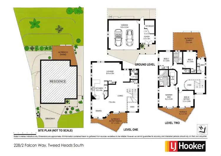 Floorplan of Homely house listing, 228/2 Falcon Way, Tweed Heads South NSW 2486