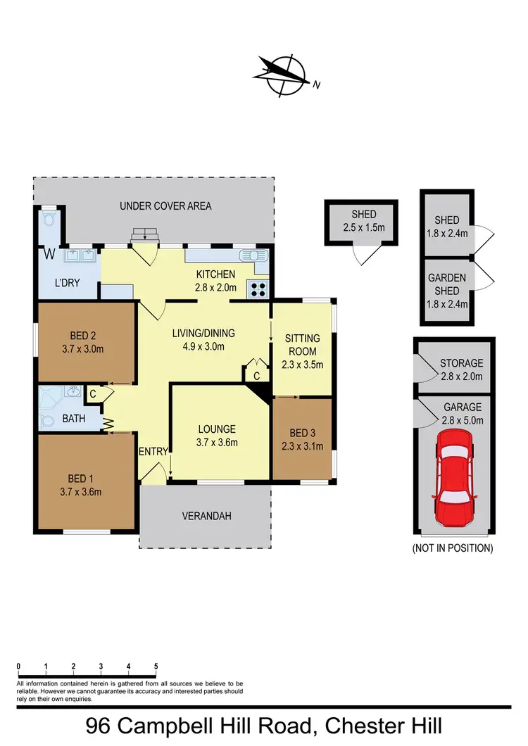 Floorplan of Homely house listing, 96 Campbell Hill Rd, Chester Hill NSW 2162