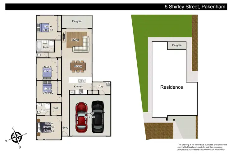 Floorplan of Homely house listing, 5 Shirley Street, Pakenham VIC 3810