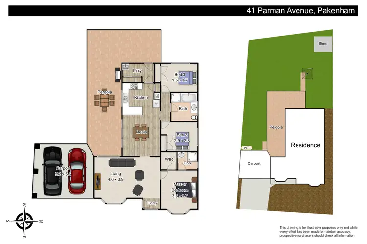 Floorplan of Homely house listing, 41 Parman Avenue, Pakenham VIC 3810