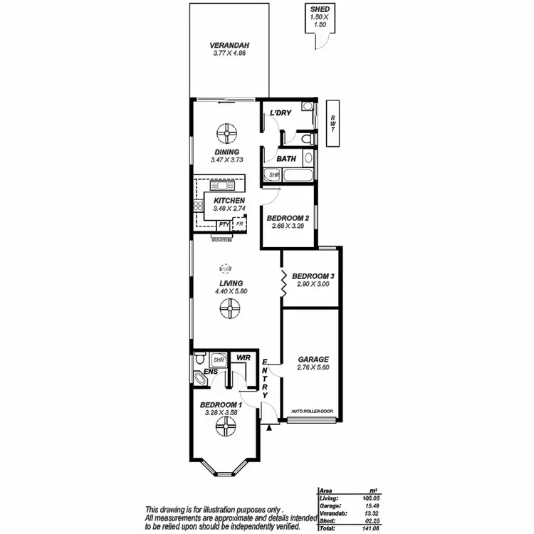 Floorplan of Homely house listing, 18 Greys Court, Oakden SA 5086
