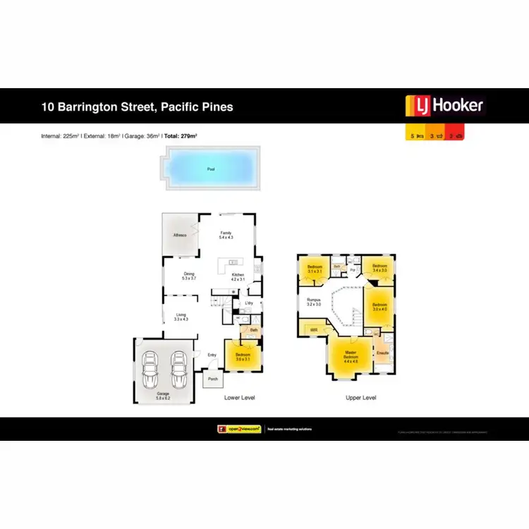Floorplan of Homely house listing, 10 Barrington Street, Pacific Pines QLD 4211