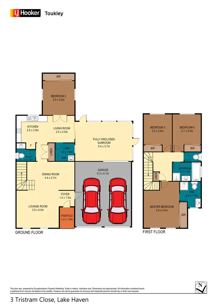 Floorplan of Homely house listing, 3 Tristram Close, Lake Haven NSW 2263