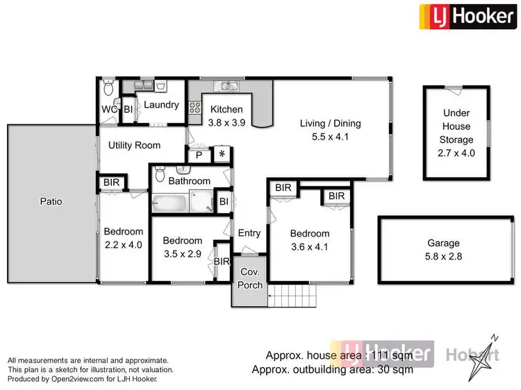 Floorplan of Homely house listing, 20 Knocklofty Terrace, West Hobart TAS 7000