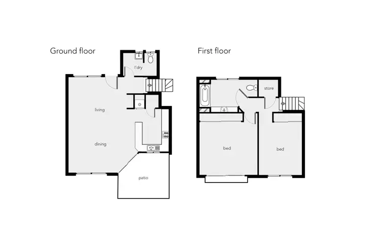 Floorplan of Homely townhouse listing, 24/5-15 McGregor Street, Mooroobool QLD 4870