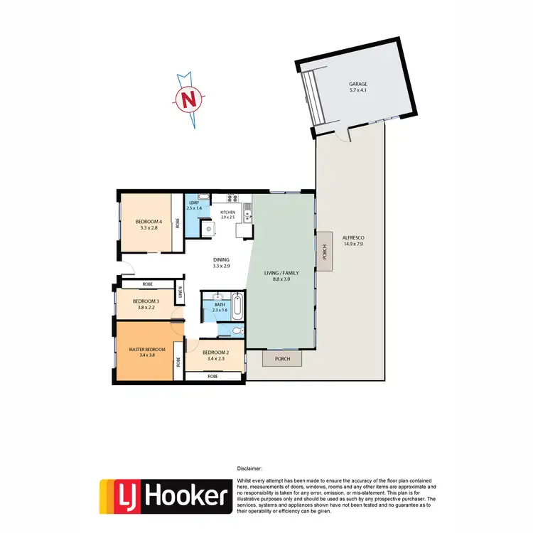 Floorplan of Homely house listing, 58 Kerwin Circle, Hebersham NSW 2770