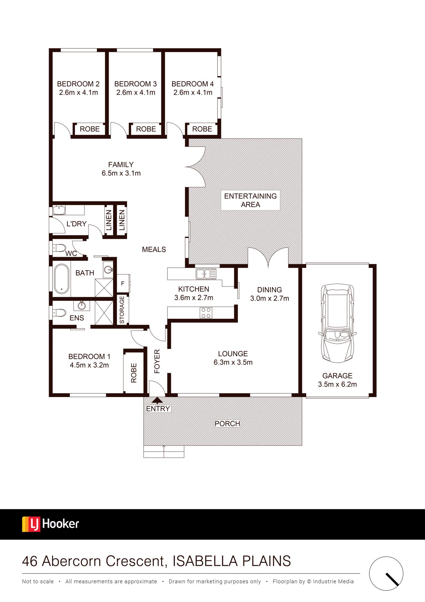 Floorplan of Homely house listing, 46 Abercorn Crescent, Isabella Plains ACT 2905