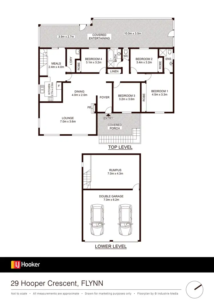 Floorplan of Homely house listing, 29 Hooper Crescent, Flynn ACT 2615