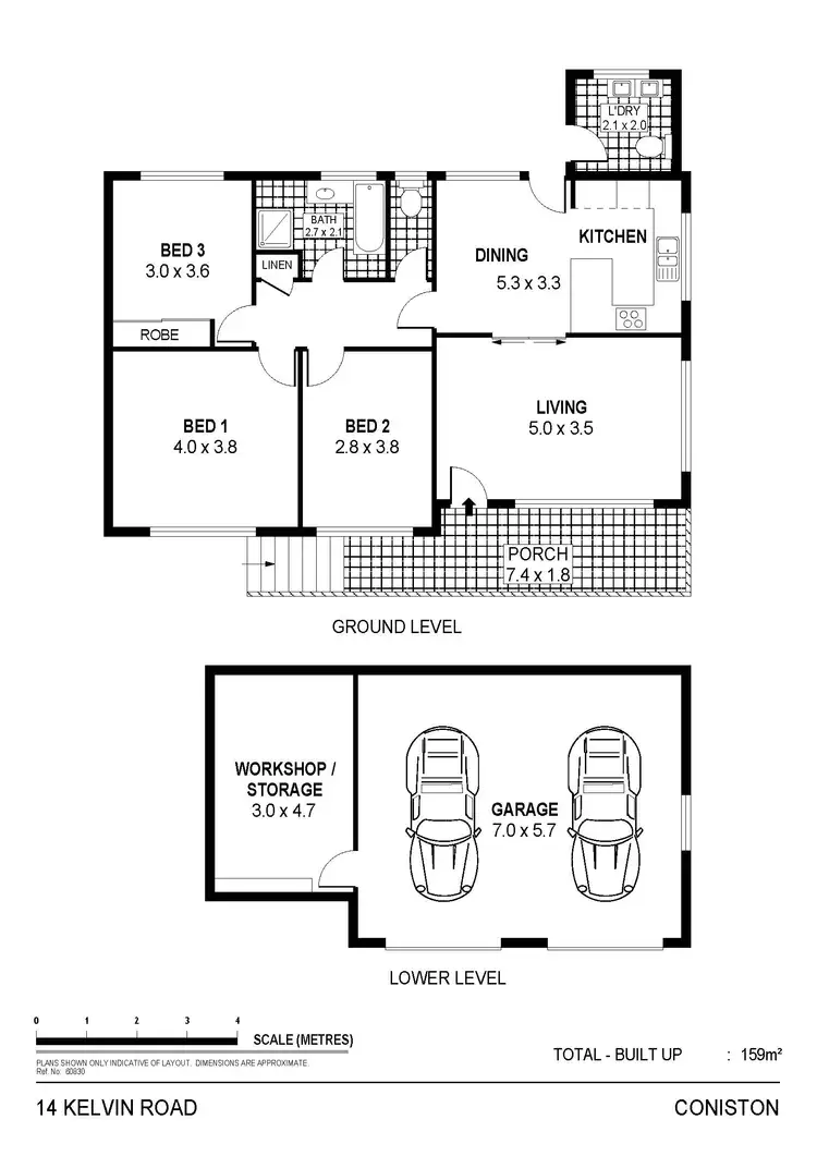 Floorplan of Homely house listing, 14 Kelvin Road, Coniston NSW 2500