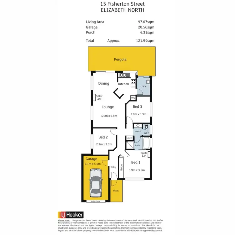Floorplan of Homely house listing, 15 Fisherton Street, Elizabeth North SA 5113