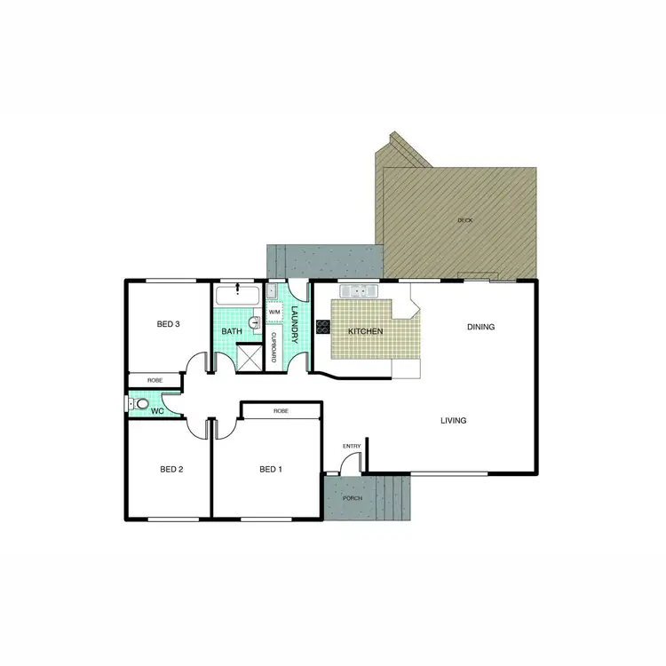 Floorplan of Homely house listing, 3 Spica Street, Giralang ACT 2617