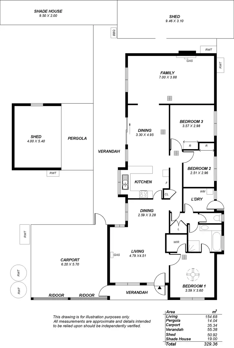 Floorplan of Homely house listing, 112 Andrew Smith Drive, Parafield Gardens SA 5107