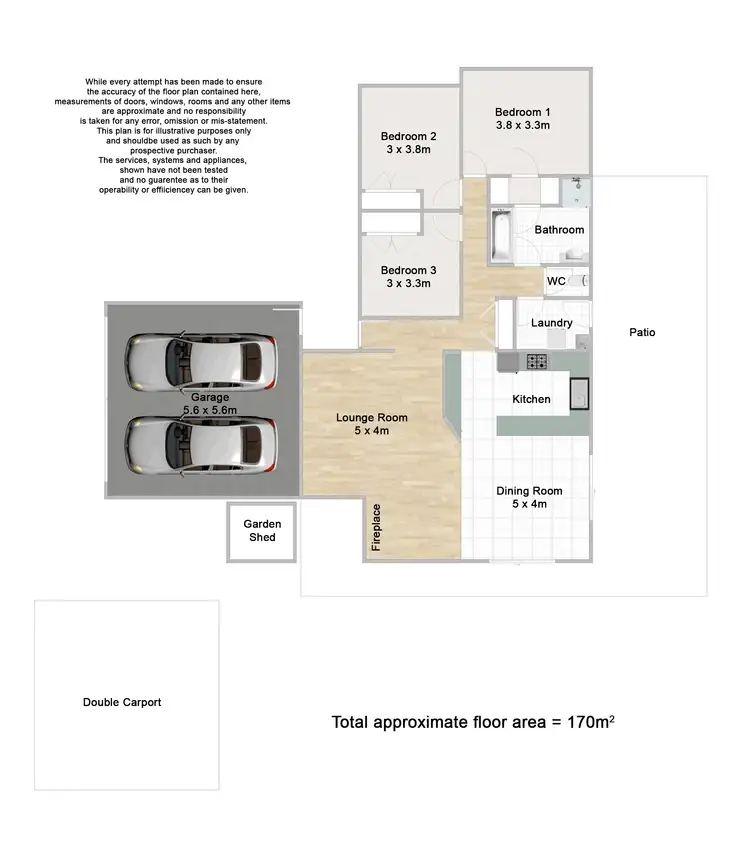 Floorplan of Homely house listing, 8 Baxter Crescent, Forest Lake QLD 4078
