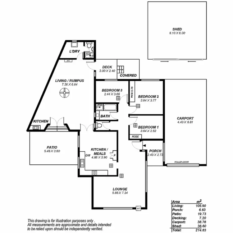 Floorplan of Homely house listing, 5 Langi Street, Ingle Farm SA 5098