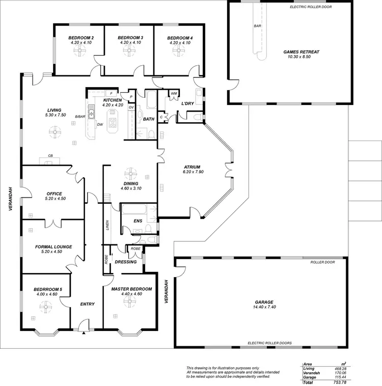 Floorplan of Homely house listing, 911 Gawler One Tree Hill Road, One Tree Hill SA 5114